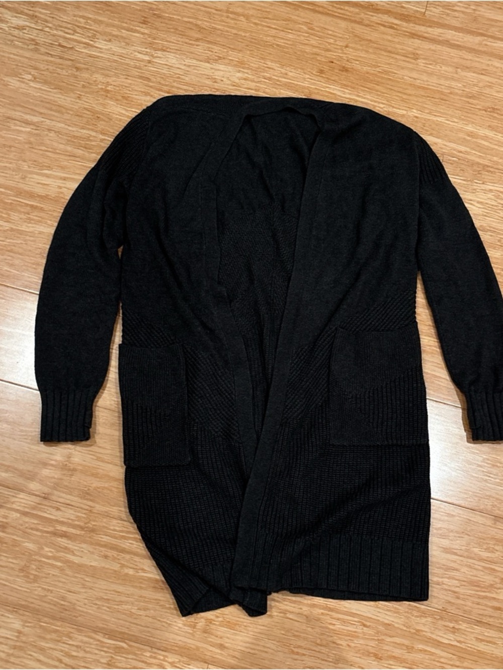 Lululemon Black Open-Front Women's Cardigan Sweater